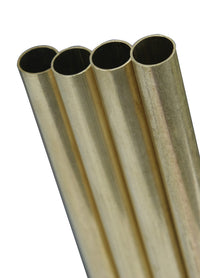 K&S 13/32 in. D X 12 in. L Round Brass Tube 1 pk