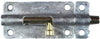 National Hardware 4 in. L Galvanized Brass/Steel Barrel Bolt 1 pk