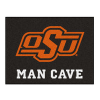 Oklahoma State University Man Cave Rug - 34 in. x 42.5 in.