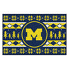 University of Michigan Holiday Sweater Rug - 19in. x 30in.