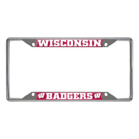 University of Wisconsin Metal License Plate Frame