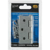 Door Hinges, Galvanized Steel, 3 x 2.5-In., 2-Pk.