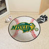 North Dakota State University Baseball Rug - 27in. Diameter