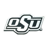 Oklahoma State University 3D Chromed Metal Emblem