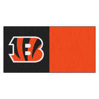 NFL - Cincinnati Bengals Team Carpet Tiles - 45 Sq Ft.