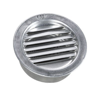 Air Vent 2 in. W X 2 in. L Mill Silver Aluminum Mini Louver (Bag of 6)