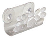 InterDesign 62360 4.7" X 2" X 5.1" Clear Pebblz Sink Suction Holder (Pack of 4)