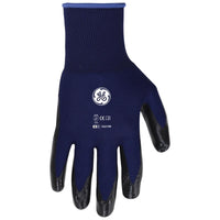 General Electric Unisex Dipped Gloves Black/Blue M 1 pair