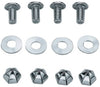 Custom Accessories Silver Metal License Plate Fasteners