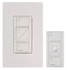 Lutron Caseta White 150 W Wireless Smart-Enabled Dimmer Switch w/Remote Control 1 pk