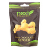 Next Organics Dark Chocolate Ginger  - Case of 6 - 4 OZ