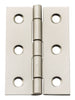 National Hardware 2 in. L Satin Nickel Door Hinge 1 pk