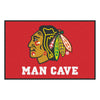 NHL - Chicago Blackhawks Man Cave Rug - 19in. x 30in.