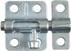 National Hardware Zinc-Plated Silver Steel Window Bolt 2 in. L 1 pk