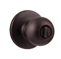 Weiser Yukon Venetian Bronze Privacy Lockset 1-3/4 in.