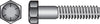 Hillman 5/8 in. D X 2 in. L Heat Treated Steel Hex Head Cap Screw 25 pk