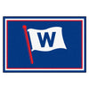 MLB - Chicago Cubs W Flag 5ft. x 8 ft. Plush Area Rug