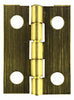 3/4 in. National Hardware Antique Brass Brass Hinge 1 in. (Pack of 5).