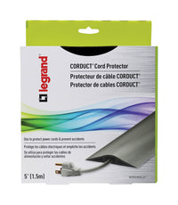 Legrand Corduct Plastic Brown Cord Protector 1/2 Dia. x 1/2 D in. x 5 L ft.