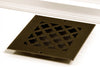 Steelcrest Designer 6 X 6 Wall /Ceiling Oil-Rubbed Bronze Supply Vent Cover With Air-Volume Damper & Face Mounting Screw Holes