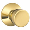 Schlage Bell Bright Brass Privacy Knob Right or Left Handed