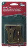 Adams Brick Clip Light Clips Gold Steel 2 pk