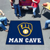 MLB - Milwaukee Brewers Man Cave Rug - 5ft. x 6ft.