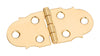 National Hardware 1-5/16 in. L Brass-Plated Door Hinge 2 pk