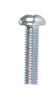 Hillman No. 10-32 X 3/4 in. L Combination Round Head Zinc-Plated Steel Machine Screws 100 pk