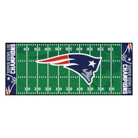 NFL - New England Patriots Super Bowl LIII Champions Field Runner Mat - 30in. x 72in.