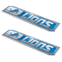 NFL - Detroit Lions 2 Piece Heavy Duty Alumnium Truck Emblem Set