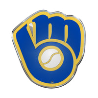 MLB - Milwaukee Brewers Heavy Duty Aluminum Color Emblem