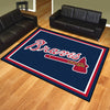 MLB - Atlanta Braves Tomahawk 8ft. x 10 ft. Plush Area Rug