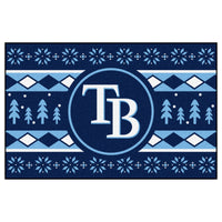 MLB - Tampa Bay Rays Holiday Sweater Rug - 19in. x 30in.