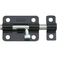 National Hardware 3 in. L Black Steel Barrel Bolt 1 pk