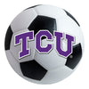 Texas Christian University Soccer Ball Rug - 27in. Diameter