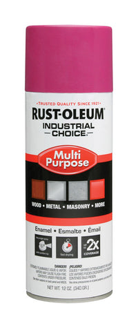 Rust-Oleum Industrial Choice OSHA Safety Purple Enamel Spray Paint 12 oz