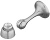 National Hardware Zinc Satin Nickel Silver Magnetic Door Stop Mounts to door and wall