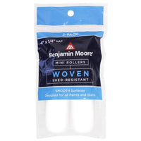 Benjamin Moore Woven 4 in. W X 1/4 in. Mini Roller 2 pk