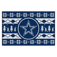 NFL - Dallas Cowboys Holiday Sweater Rug - 19in. x 30in.