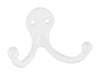 National Hardware 4 in. L White Zinc Double Clothes Hook 35 lb. cap. 1 pk