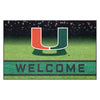 University of Miami Rubber Door Mat - 18in. x 30in.