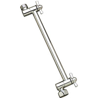 PlumbCraft Chrome 12 in. Adjustable Shower Arm