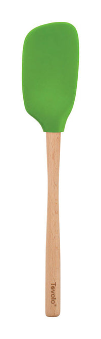 Tovolo Flex-Core Spring Green Silicone/Wood Spoonula