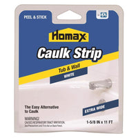 Homax White Moisture/Mildew Resistant Watertight Seal Indoor Caulk Strip 1-5/8 in. x 16 ft.