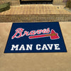 MLB - Atlanta Braves Tomahawk Man Cave Rug - 34 in. x 42.5 in.