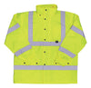 Boss Hi-Vis Yellow Polyester Rain Jacket M