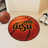 Wichita State University Basketball Rug - 27in. Diameter