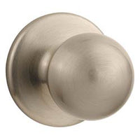 Kwikset  Polo  Satin Nickel  Steel  Passage Door Knob  3  Right or Left Handed