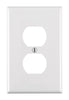 Leviton Midway White 1 gang Nylon Duplex Outlet Wall Plate 1 pk (Pack of 20)